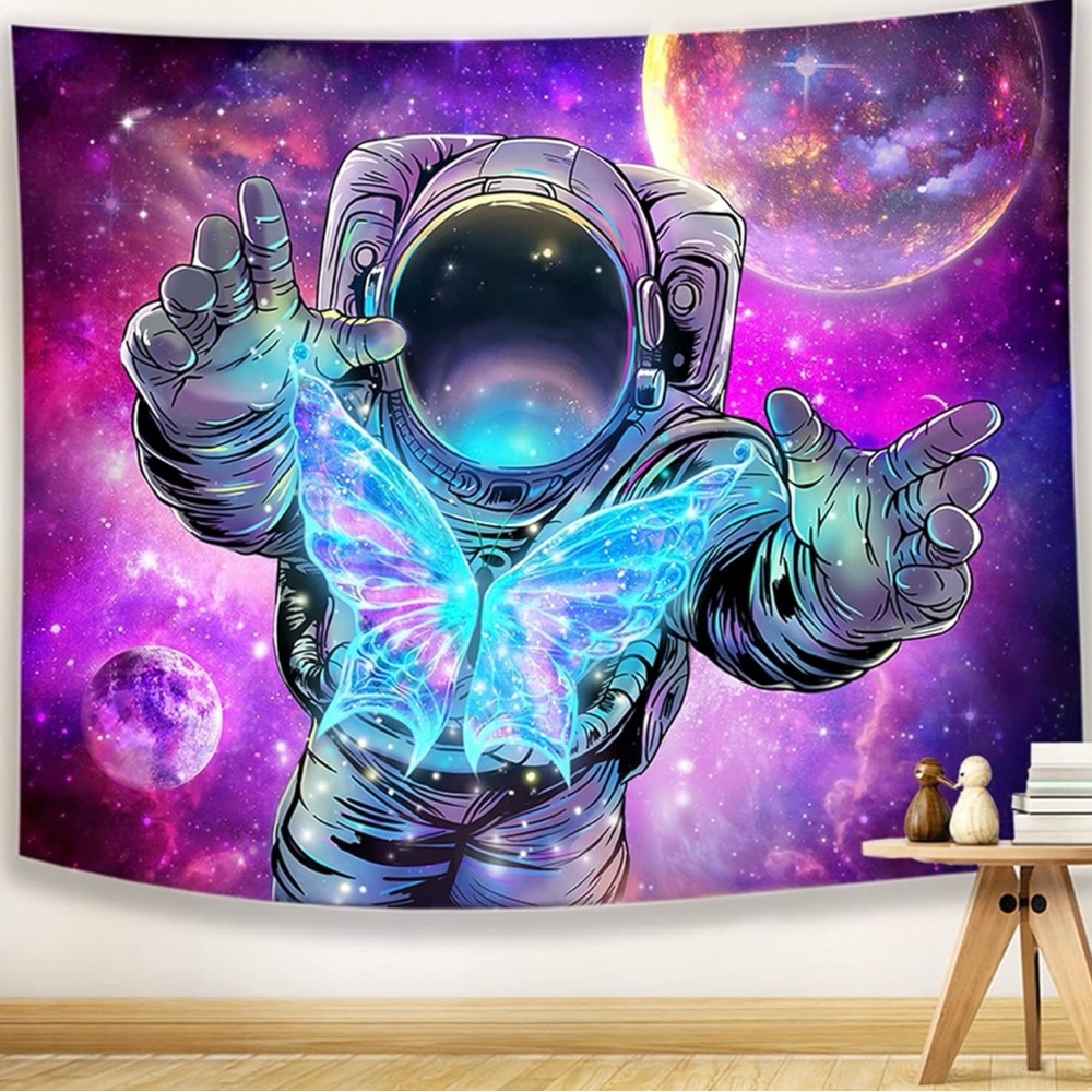 Psychedelic tapestry.
